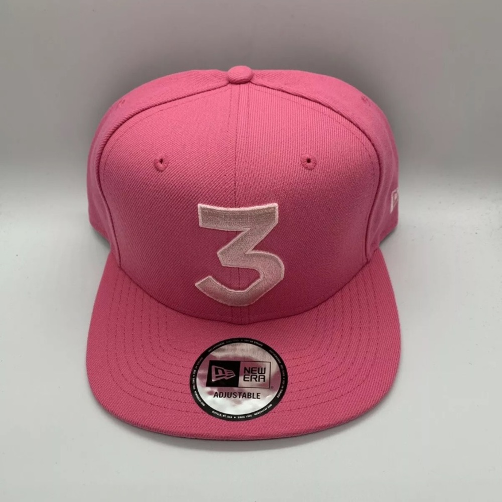 Chance The Rapper‎ 3 New Era Cap Snapback Hat (PINK)
